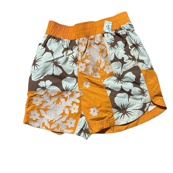 FP Movement by Free People Pants - NEW Free People Womens Active/Swim Shorts Small embroidered overlay